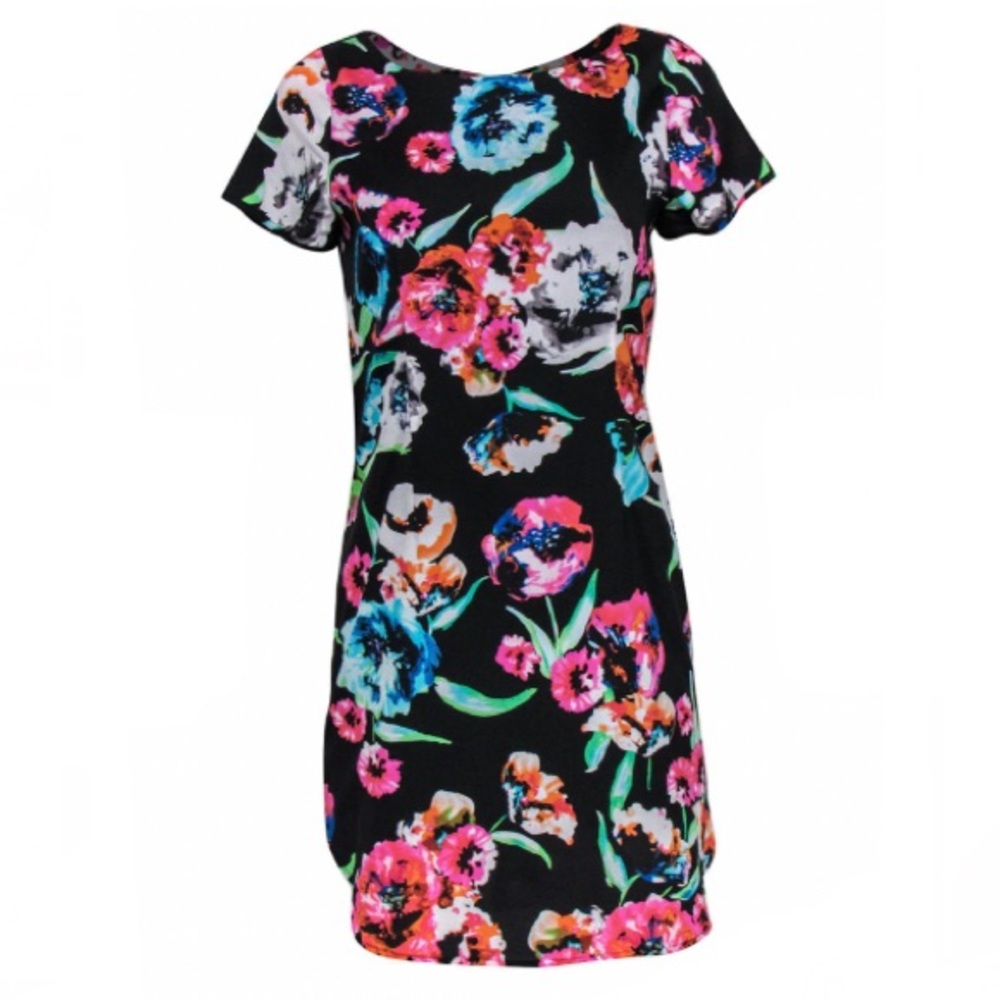 Yumi Kim Elena Black & Floral Dress NWT Sz Small